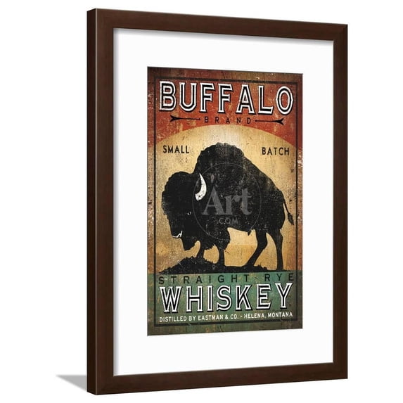 Buffalo Whiskey, Animals Framed Art Print Wall Art by Ryan Fowler Sold by Art.Com