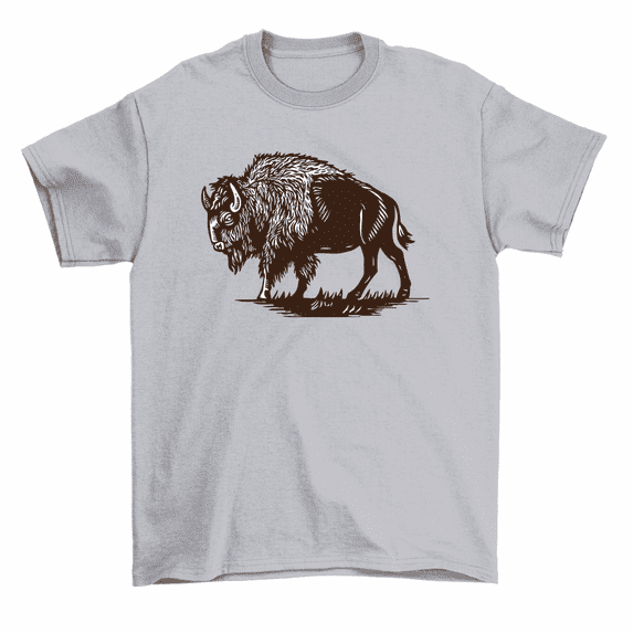 Buffalo Wild Animals Bison T-Shirt Men Women