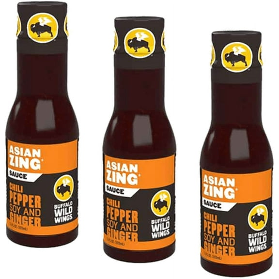 Buffalo Wild Wings Asian Zing Sauce, 3-Pack 12 fl. oz. Bottles