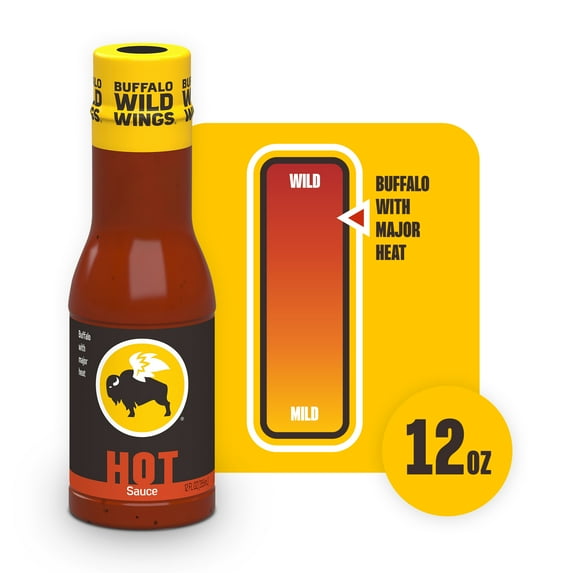 Buffalo Wild Wings Hot Buffalo Sauce, 12 fl. oz.