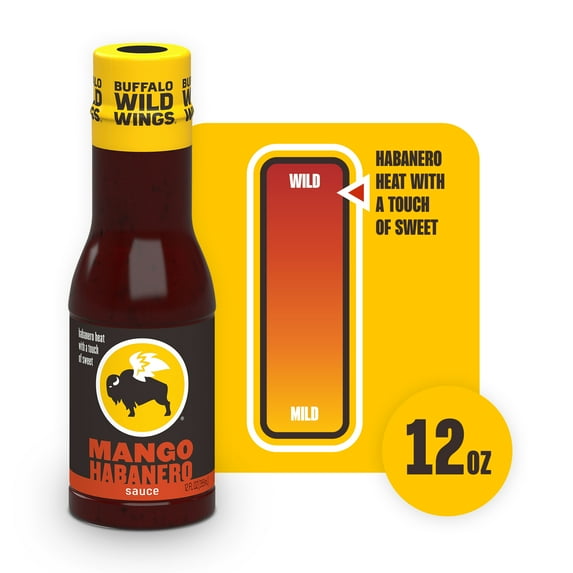 Buffalo Wild Wings Mango Habanero Sauce, 12 fl. oz.
