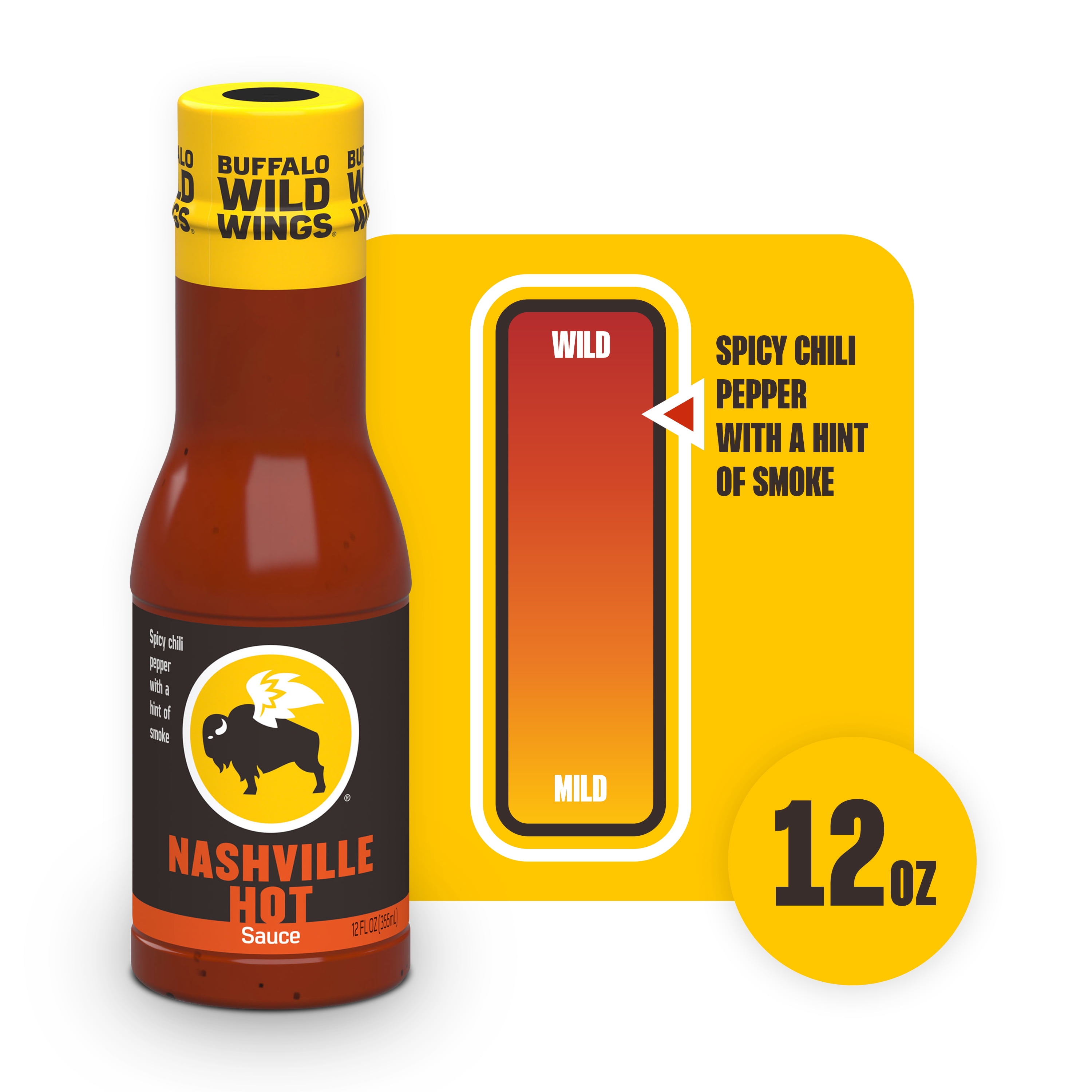 Buffalo Wild Wings Nashville Hot Sauce, 12 fl. oz.