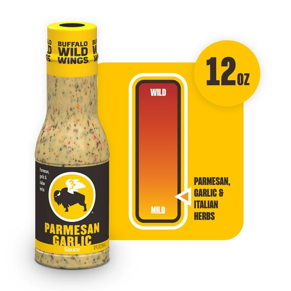 Buffalo Wild Wings Parmesan Garlic Sauce, 12 fl oz