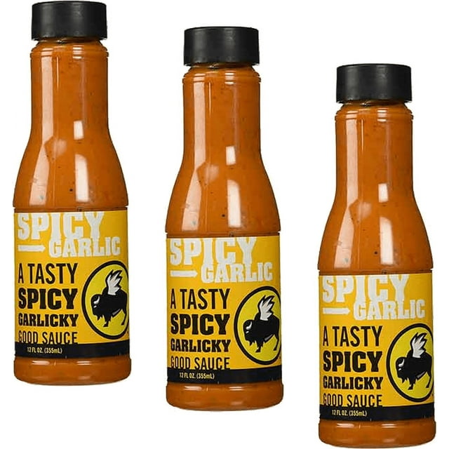 Buffalo Wild Wings Spicy Garlic Sauce, 3Pack 12 fl. oz. Bottles