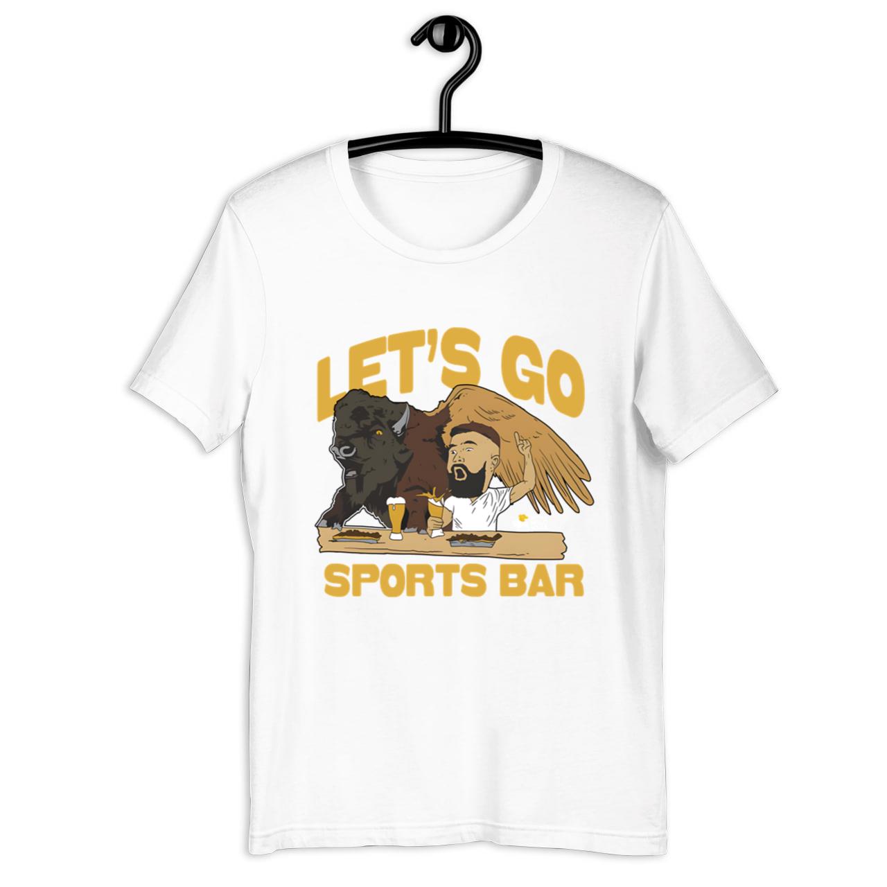 Buffalo Wild Wings x Jason Kelce Let’s Go Sports Bar T shirts
