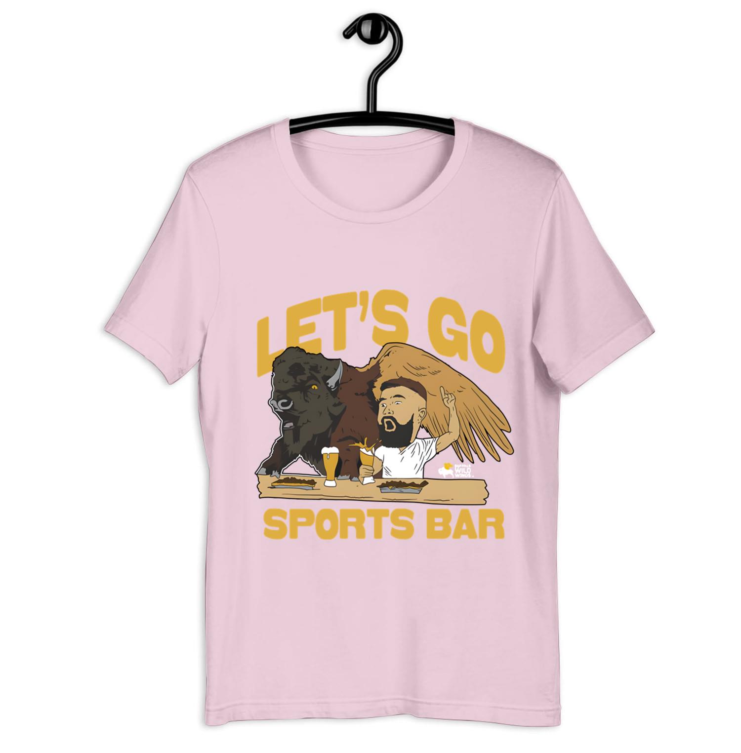 Buffalo Wild Wings x Jason Kelce Let’s Go Sports Bar T shirts
