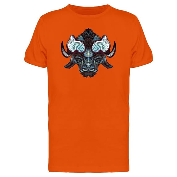 Buffalo With Cool Horns Tee Men's -Image by Shutterstock
