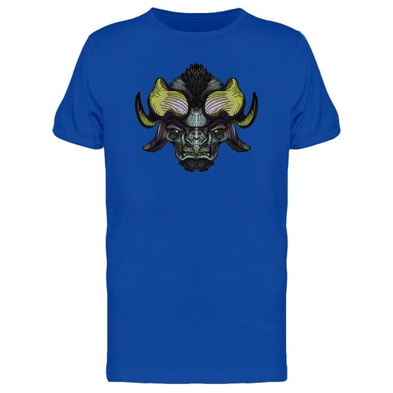 Buffalo With Green Horns Tee Men's -Image by Shutterstock