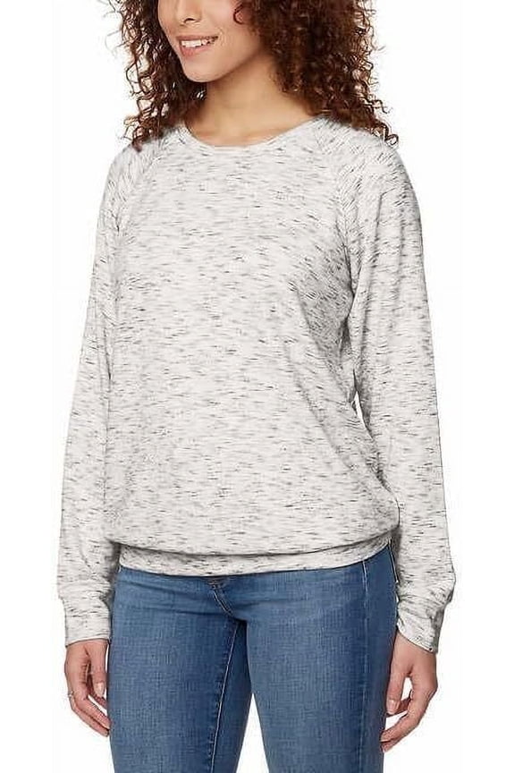 Women Crewneck Cozy Pullover Top Sweatshirt