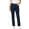 thumbnail image 1 of Buffalo Ladies' High-Rise Straight Leg Jean, Dark Rinse 14/34, 1 of 4