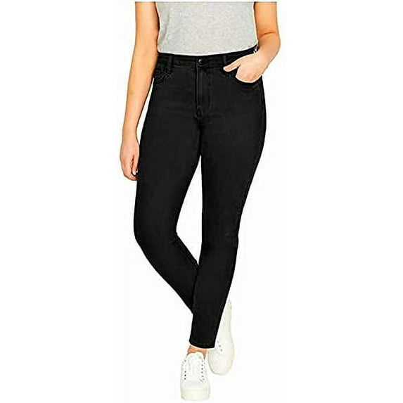 Buffalo Women's High Rise Stretch Skinny Jean (Rich Black, 8/29)