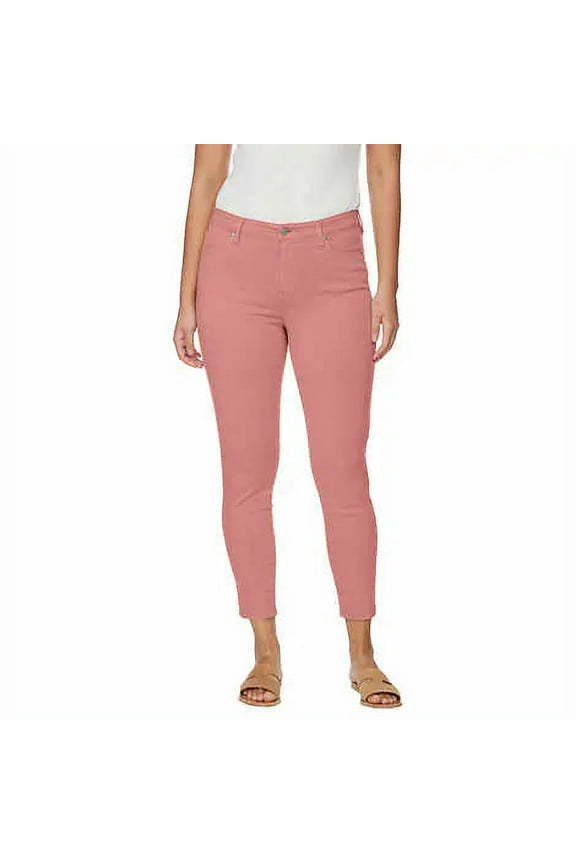 Buffalo David Bitton Women's High Rise Soft Stretch Ankle Skinny Jeans, Havana Size: 12/32, Color: Old Rose