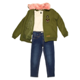 thumbnail image 1 of Buffalo by David Bitton Little Girls' 3-Piece Top, Pant, and Outerwear Set 6, 1 of 6
