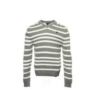 Buffalo by David Bitton (Warner) Pewter Wide Striped V-Neck Sweater - Picture 6 of 6