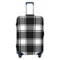 thumbnail image 1 of Buffalo check plaid white black Luggage Cover Anti Scratch, Elastic Suitcase Protector Suitcase Covers for Luggage Fits 18-32 Inch Luggage, 1 of 5