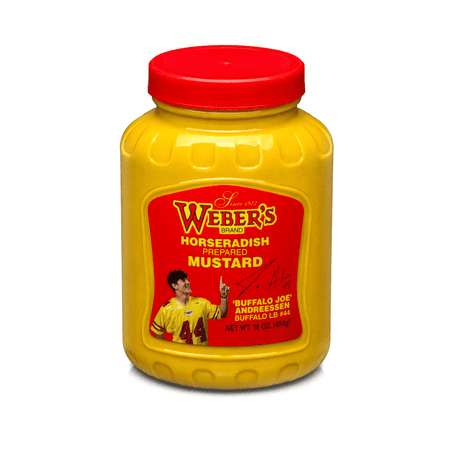 Weber's Brand Original Horseradish Mustard 16 ounce