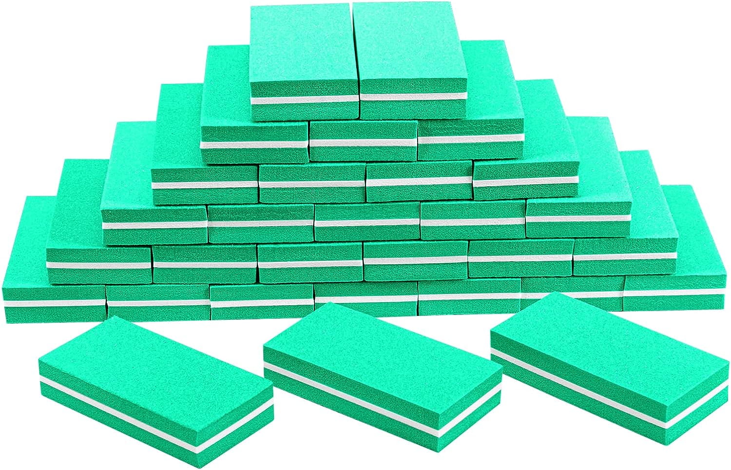Buffer Block Nail File, 100/180 Grit Sponge Nail Buffers for Acrylic