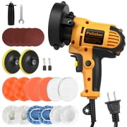 Buffer Polisher, 1000W 5 Inch Rotary Buffer Polisher Waxer, Speed 600-3700 RPM, Detachable Handle for Car, Boat Sanding, Polishing, Waxing