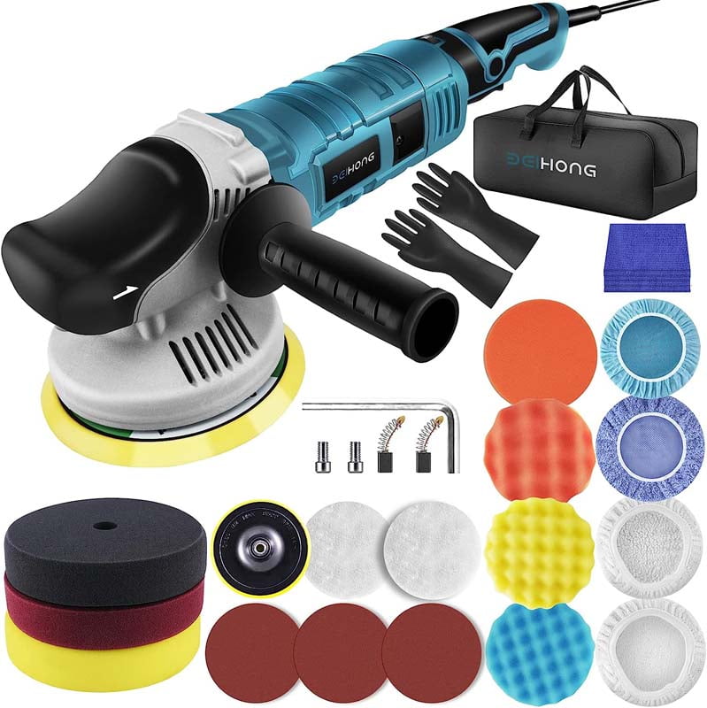 Buffer Polisher, 7 Variable Speed 28005300 RPM Car Polishers And Buffers, 1200W 6 Inch Car