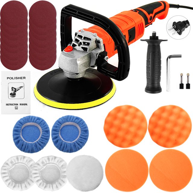Buffer Polisher for Car Detailing, 1580W Variable Speed Car Polisher,7