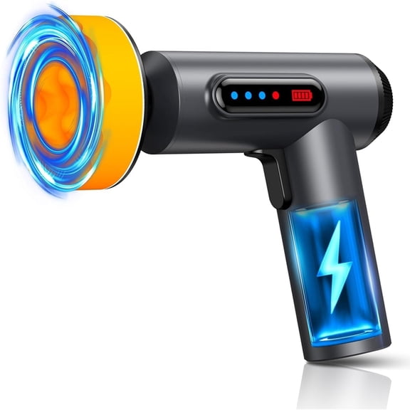 Buffer-Polisher-Car-Polish-Buffer- Cordless Polisher for Car Detailing - Orbital Buffer Polisher Polishing Waxing Buffer