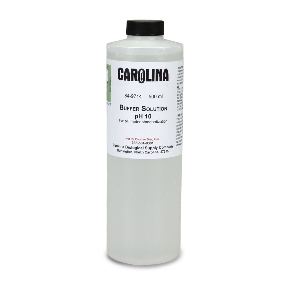 Buffer Solution, Ph 10, Colorless, Laboratory Grade, 500 Ml