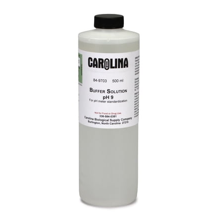 Buffer Solution, Ph 9, Laboratory Grade, 500 Ml