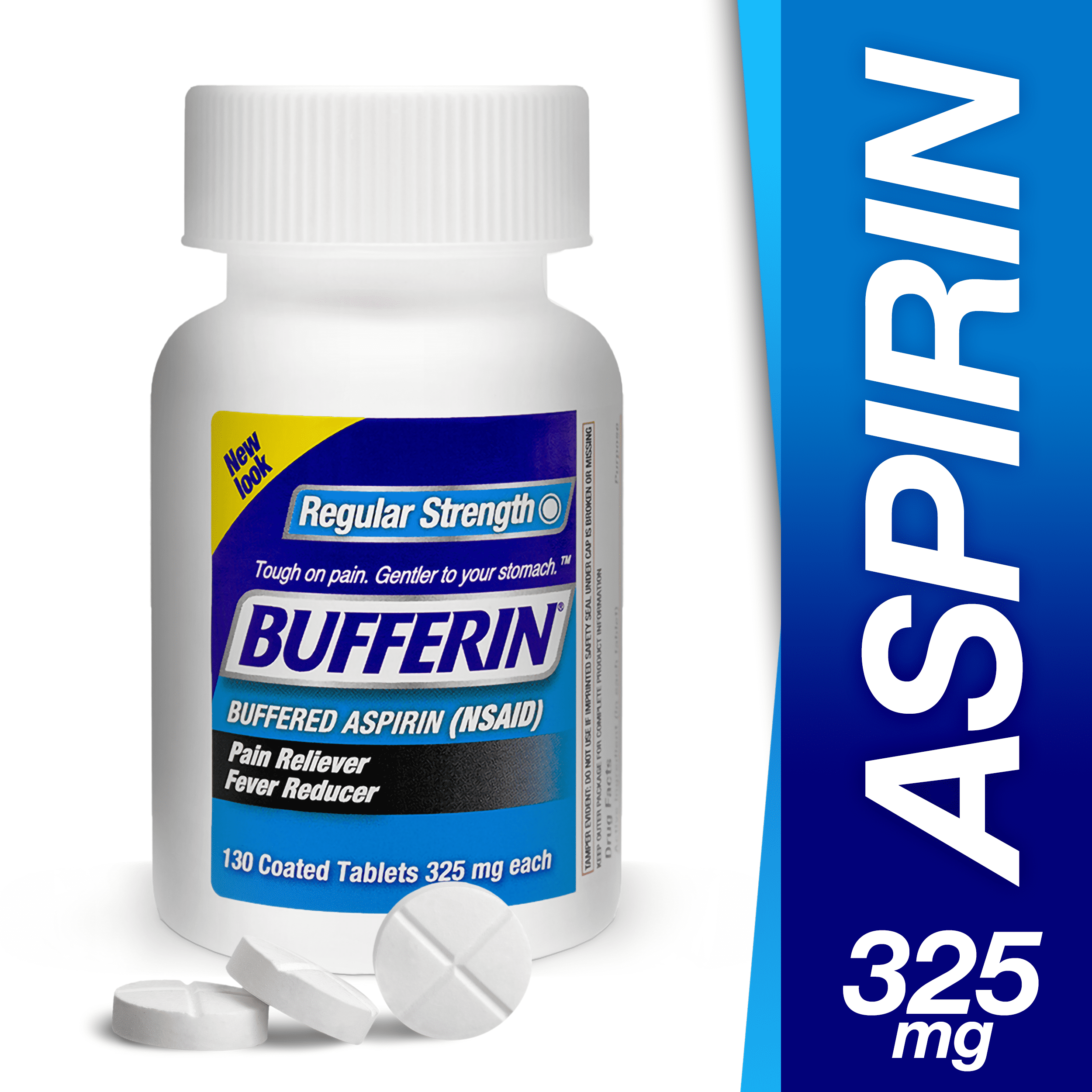 Bufferin Aspirin Pain Reliever/Fever Reducer OvertheCounter Coated