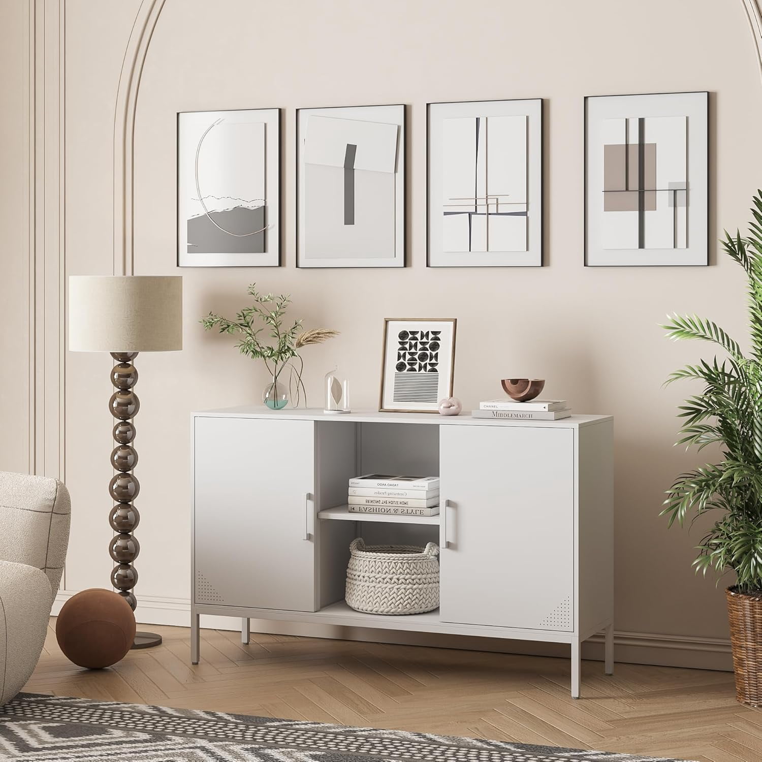 Picture Idea: Buffet Cabinet Coffee Bar Cabinet Kitchen Sideboard Storage With