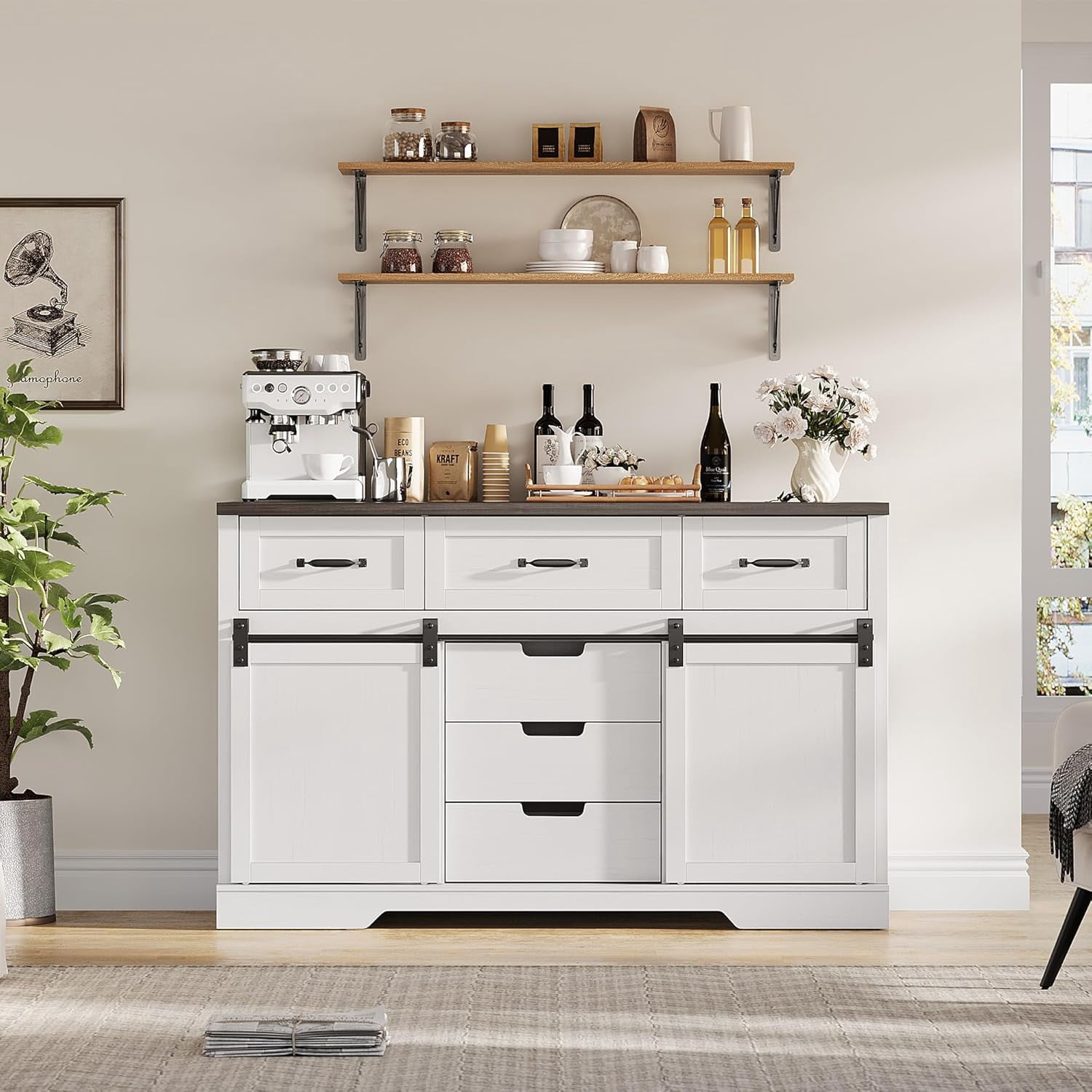 Buffet Cabinet with Drawers,47