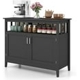 thumbnail image 1 of Buffet Cabinet with Storage, Freestanding Kitchen Cabinet with Adjustable Shelf, Storage Sideboard Console Table, 1 of 9