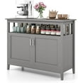 thumbnail image 1 of Buffet Cabinet with Storage, Freestanding Kitchen Cabinet with Adjustable Shelf, Storage Sideboard Console Table, 1 of 18