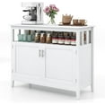 thumbnail image 1 of Buffet Cabinet with Storage, Freestanding Kitchen Cabinet with Adjustable Shelf, Storage Sideboard Console Table, 1 of 18