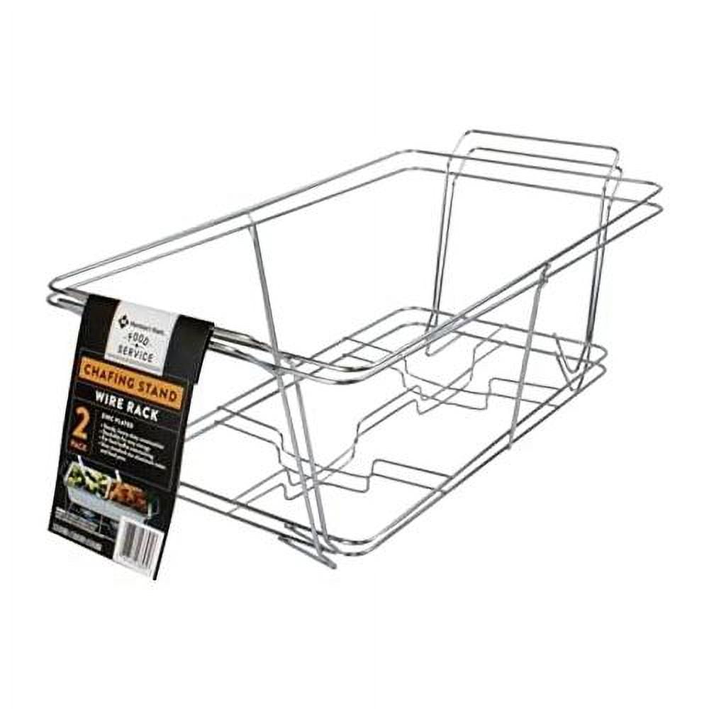 Buffet Chafer, Food Warmer Rack, Chrome Wire Rack, Chafing Rack. Full