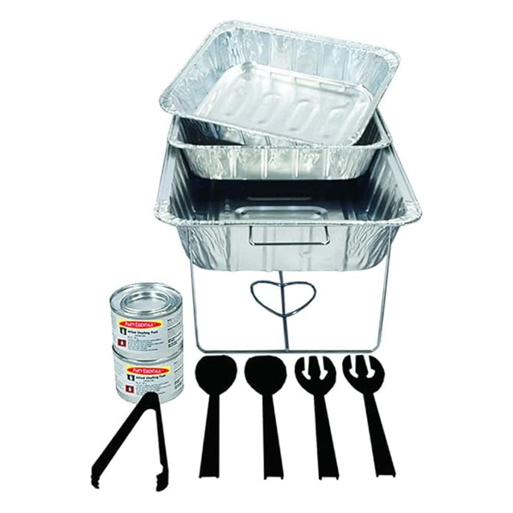 Buffet Serving Set With Chafing Rack, 11Piece