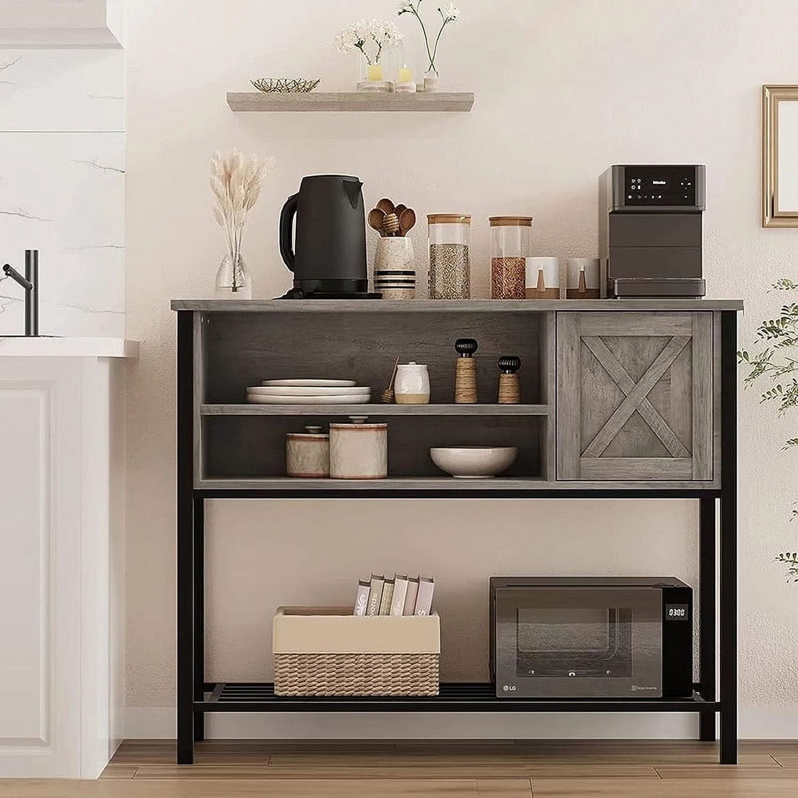 Buffet Storage Coffee Bar with Storage, Kitchen
