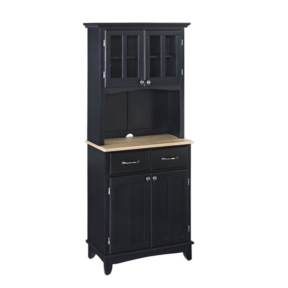 Buffet of Buffets Black Buffet with Hutch - Walmart.com