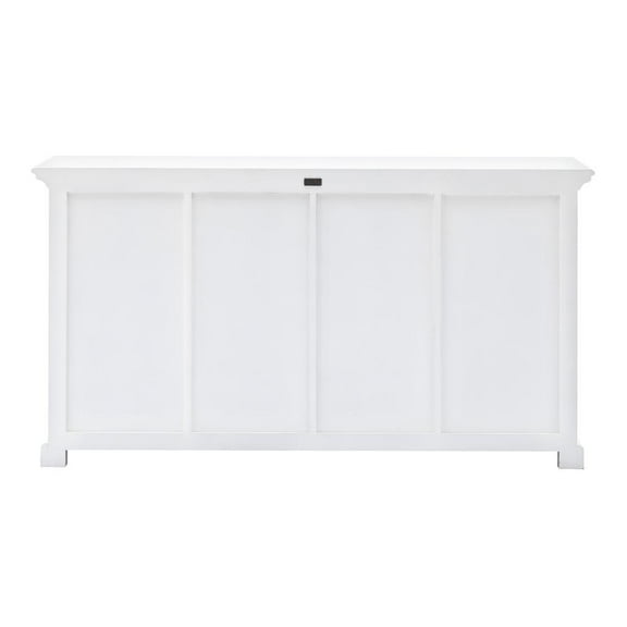 NovaSolo Halifax Classic White Buffet with 4 Baskets