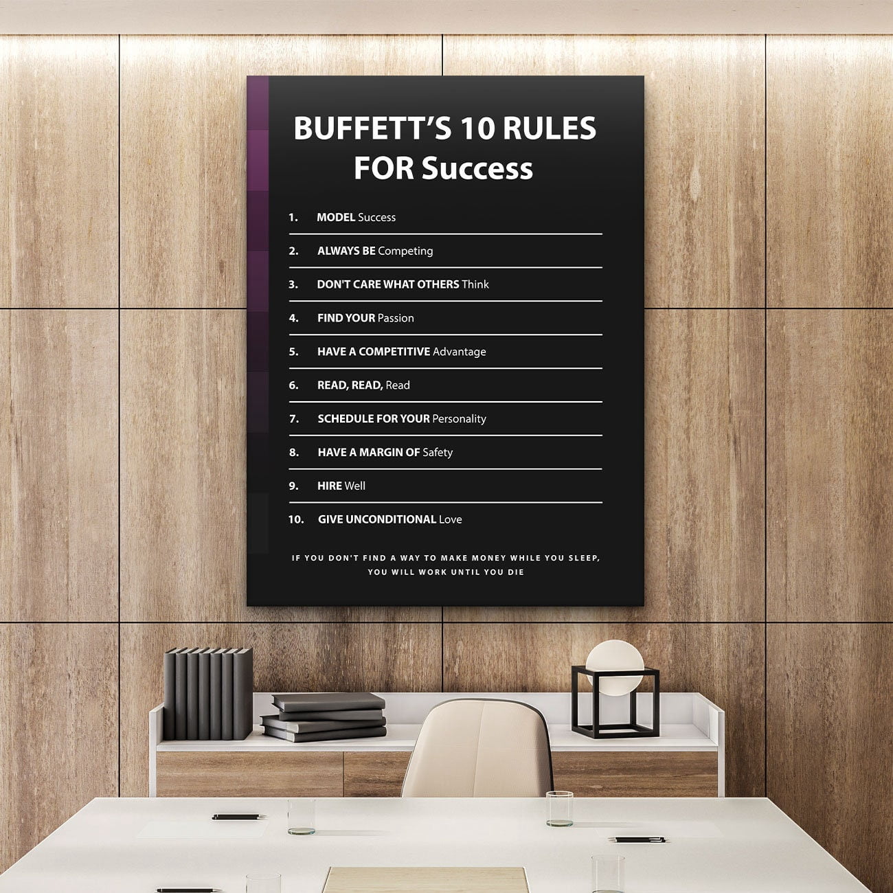 Buffett Rules Warren Quote Success Motivation Business Entrepreneur ...