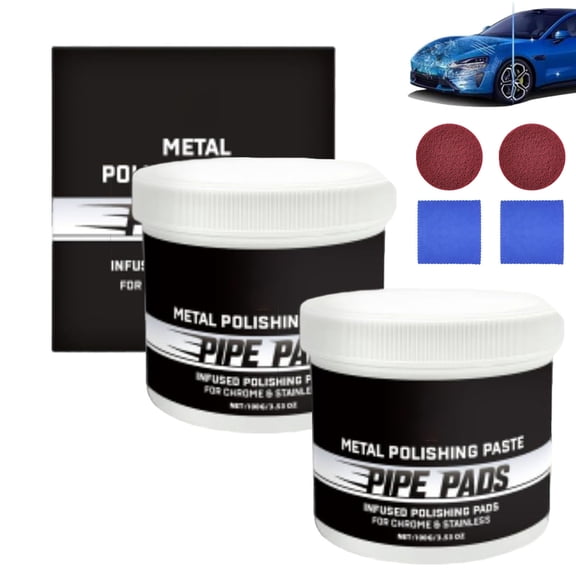 Buffing & Finishing Care Set  Achieve a Brilliant Shine with Ease, Quik Scratch Eraser Kit, Car Paint Scratch Remover & Restorer Kit with Buffer Pad, Strong Protection & Long-Lasting Shine (2Sets)