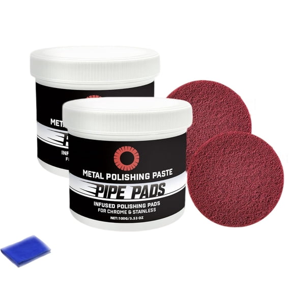 Buffing & Finishing Care Set  Achieve A Brilliant Shine With Ease, Stainless Steel Scratch Remover Kit, Metal Cleaner Scratch Remover Kit, For Cars, Furniture & Metal