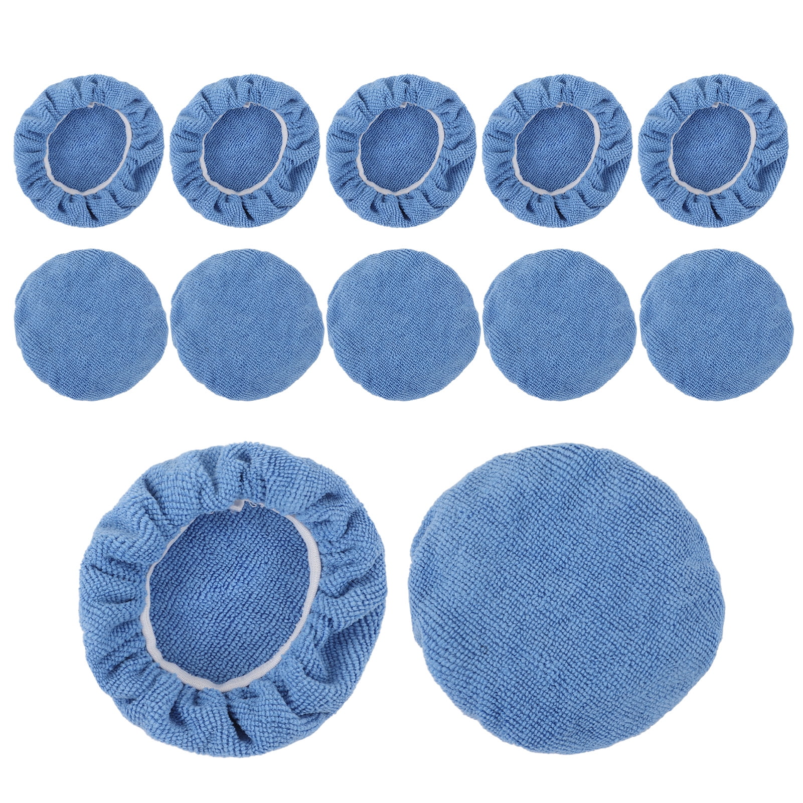 Buffing Pad Bonnets Set, 12pcs Car Polishing Bonnets For Car?Polisher ...