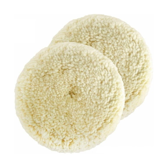 Buffing Pad,Wool Pad Kit Pads Natural Wool Natural Wool Pad Car Beauty Body Kit Compound Car 2pcs Pads Natural Pad Kit Compound Beauty Body Pads Anrio Iuppa Hxber Buzhi Pads 2pcs 5-inch