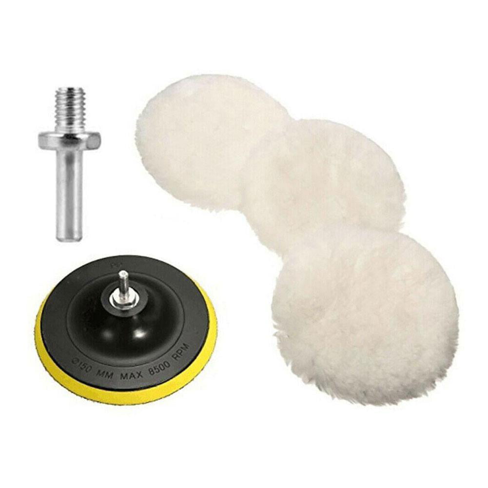 iMountek Polishing Buffing Pad Mop Wheel Drill Kit Polishing Wheel Cloth  Cotton Polishing Mops Buffing Wheels 