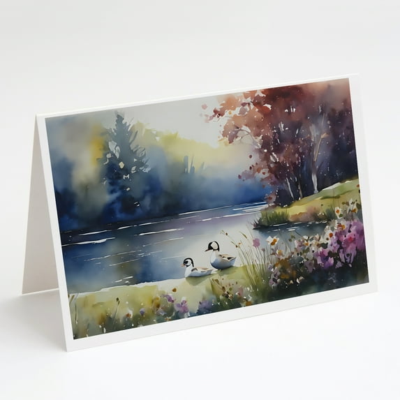 Bufflehead Greeting Cards Pack of 8 7 in x 5 in