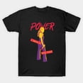 thumbnail image 1 of Buffy Power Design 90s Girl Power Vampire Slayer Art Unisex T-Shirt, for men & women, up to size 5XL, 1 of 2