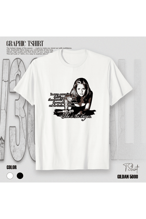 Buffy The Vampire Slayer Chosen One 90s Retro Aesthetic Tee Unisex T-Shirt V18904, up to size 5XL