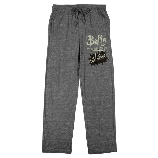 Buffy The Vampire Slayer Eat Stake Sleep Men's Gray Heather Sleep