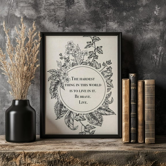 Buffy The Vampire Slayer Floral Witch, Fanart Quote For Btvs Enthusiasts #2265, Unframed Poster Size 12x18
