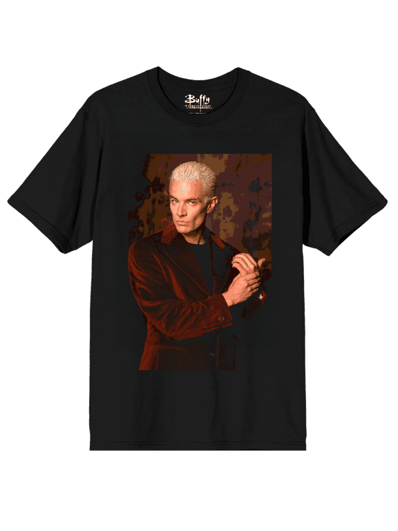 Buffy The Vampire Slayer Spike Graphic Tee for Adults-XS
